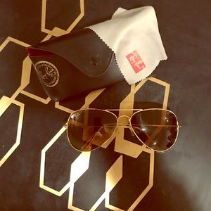 Ray-Ban aviator sunglasses